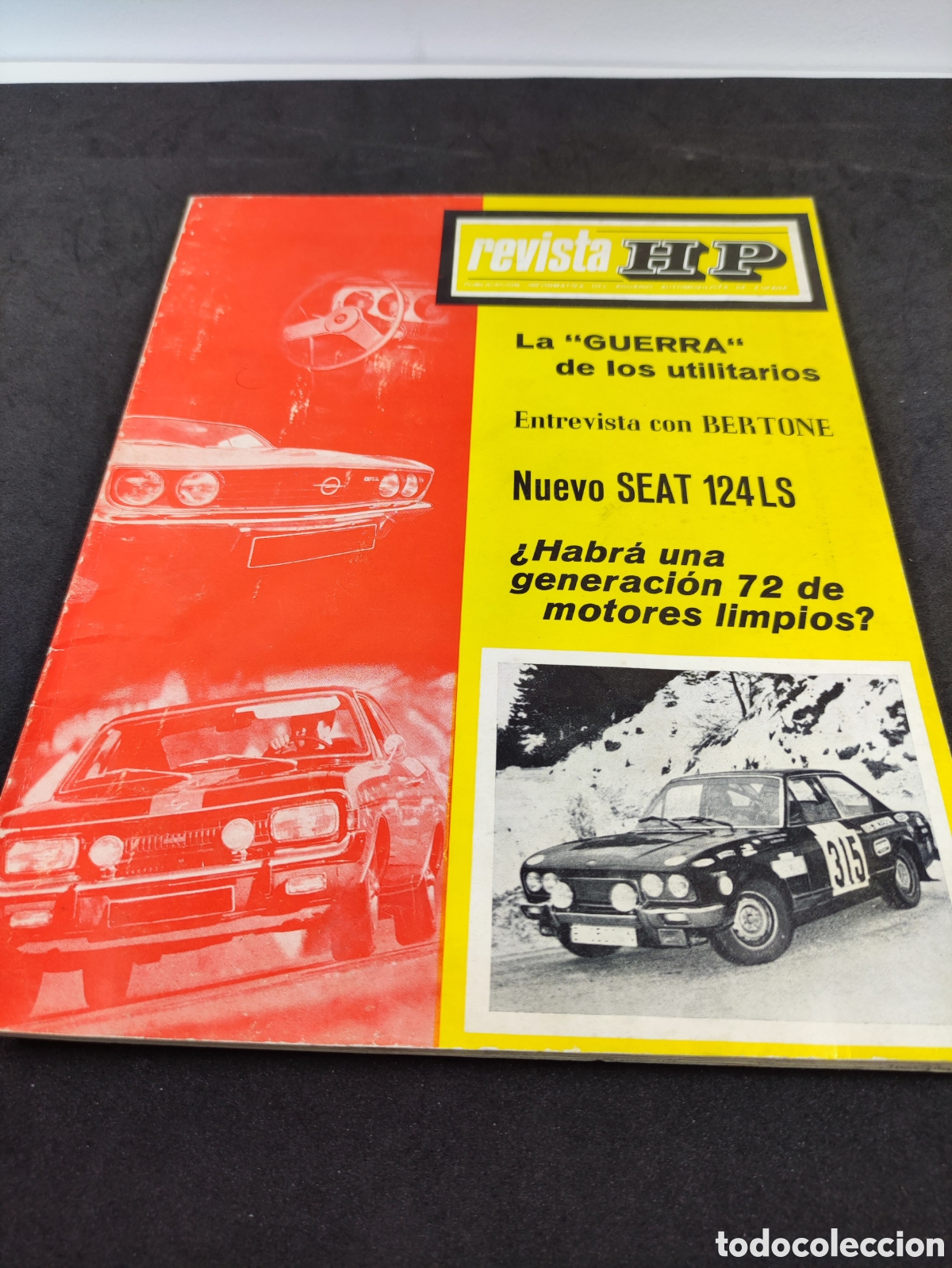 Cars: Revista HP n&uacute;mero 1 edici&oacute;n de 1973