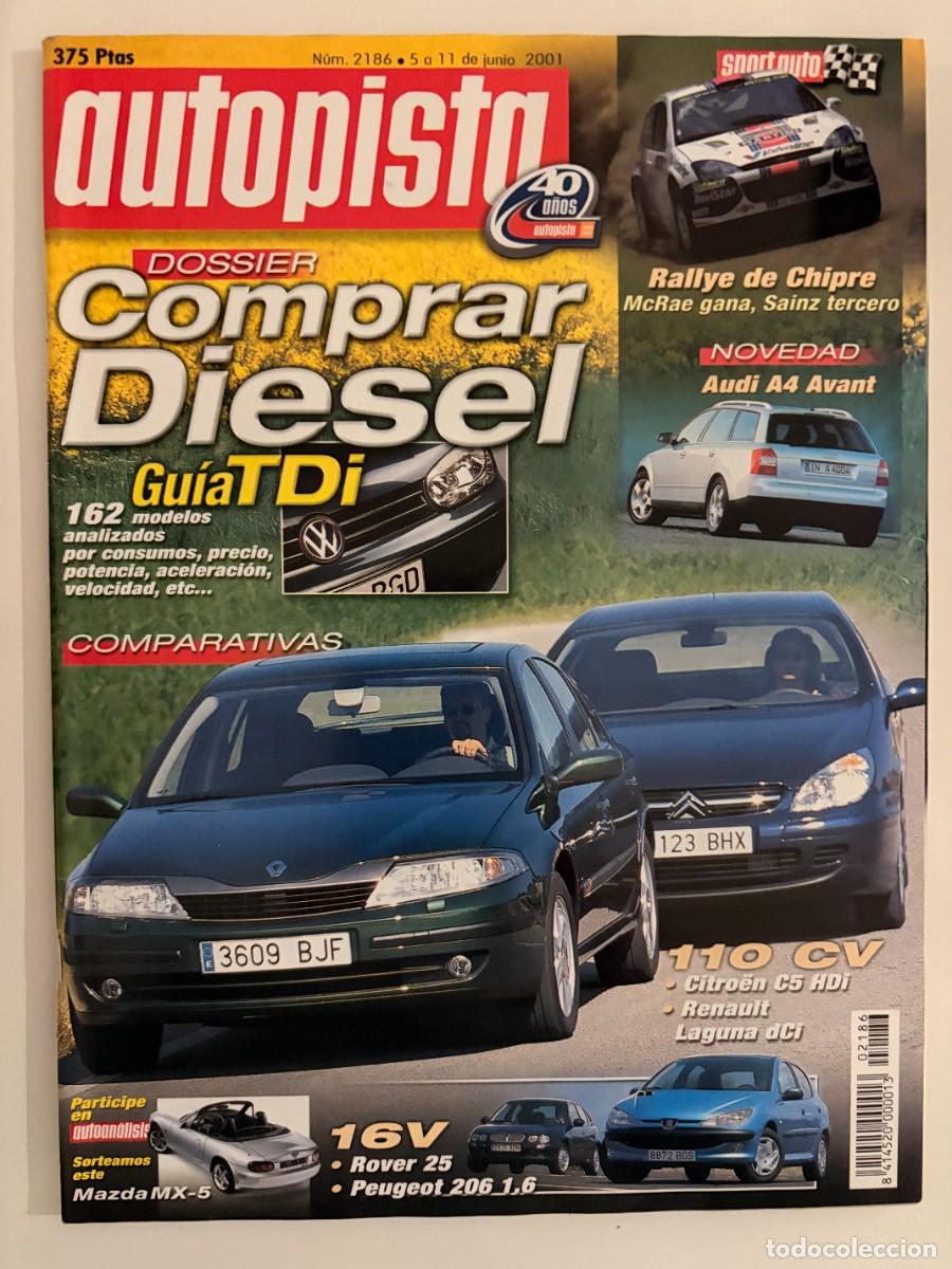 Auto: AUTOPISTA. N&ordm; 2186. JUNIO 2001. COMPRAR DIESEL. GU&Iacute;A TDI. MAZDA MX-5.LEER