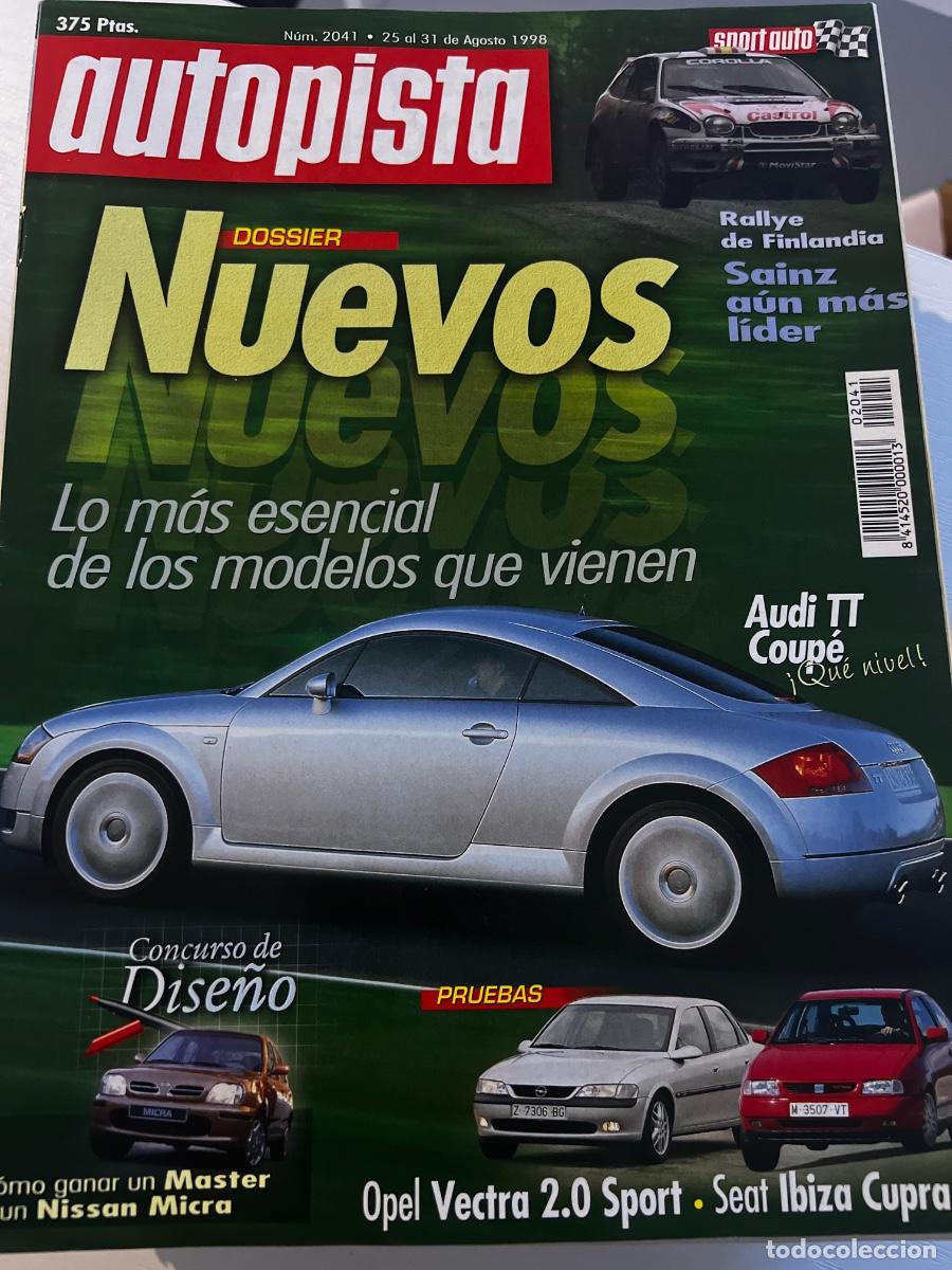 Coches: AUTOPISTA. N&deg; 2041. AGOSTO 1998. RALLYE DE FINLANDIA. SAINZ A&Uacute;N M&Aacute;S L&Iacute;DER. AUDI TT COUPE.