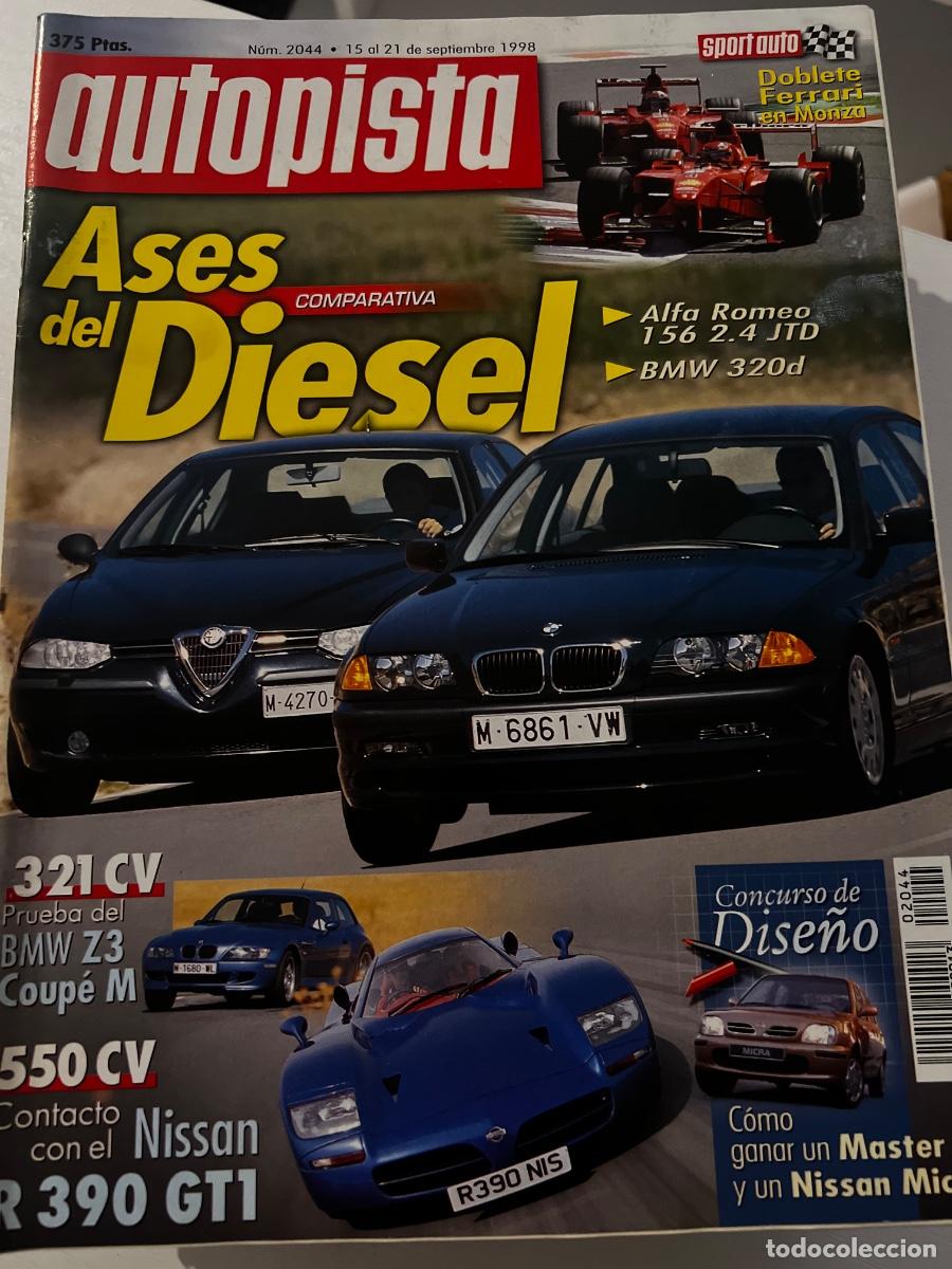 Coches: AUTOPISTA. N&deg; 2044. SEPTIEMBRE 1998. ASES DEL DI&Eacute;SEL. ALFA ROMEO 156 2.4 JTD. BMW 320d