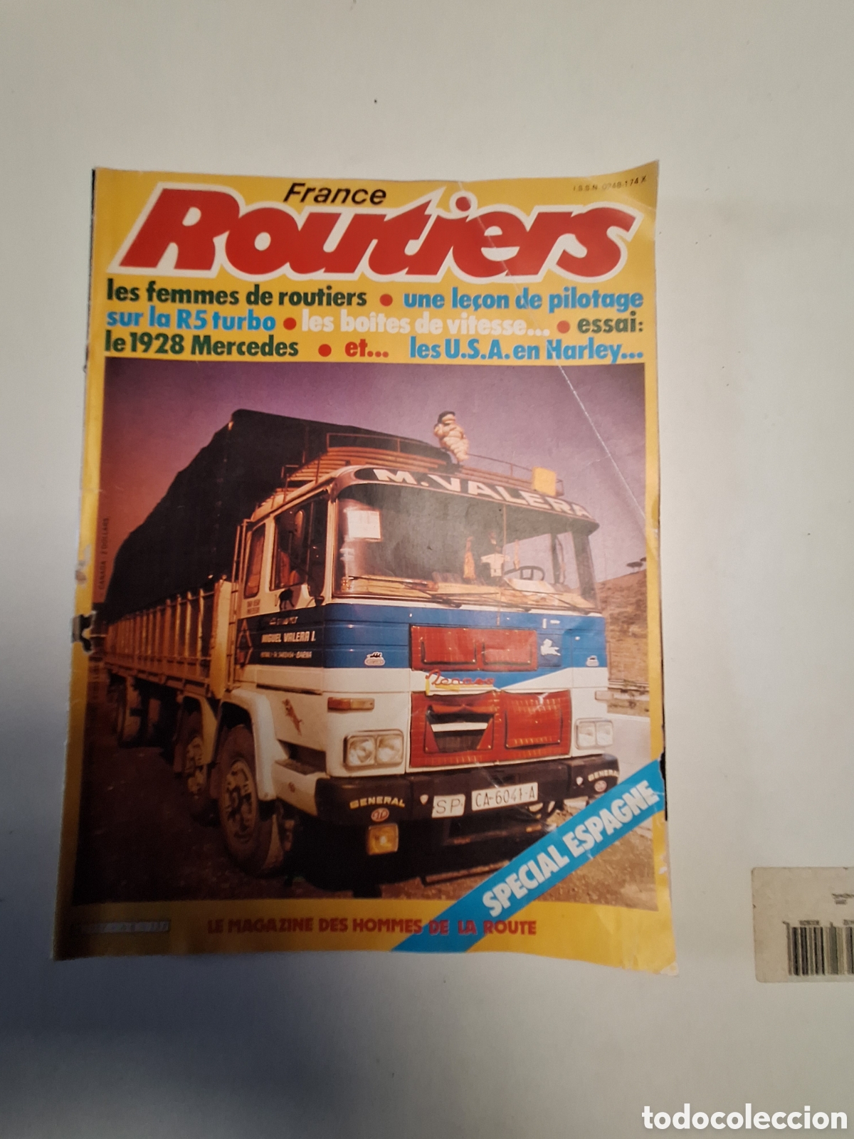 Coches: Revista france routiers n. 6 de 1981 camion Espa&ntilde;a