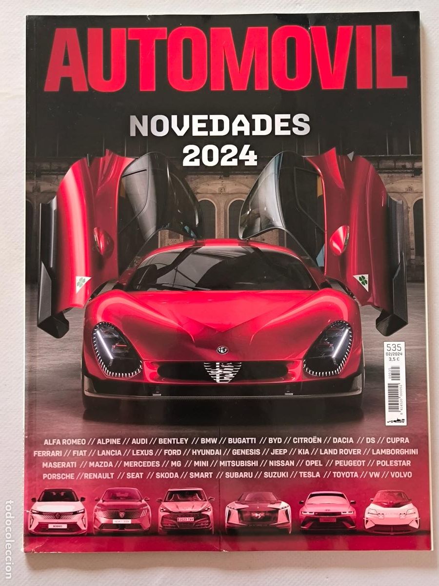 Coches: AUTOMOVIL N&ordm; 535 - FEBRERO 2024 - ALFA ROMEO 33 STRADALE / AUDI Q8 E-TRON EDITION DAKAR (M)