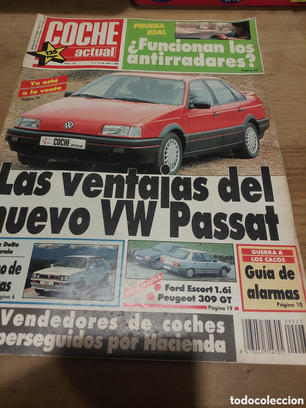 Coches: COCHE ACTUAL 1988 ANTIRRADARES,,W PASSAT,LANCIA DELTA,FIRD ESCORT 1.6 i ,gu&iacute;a de alarmas,