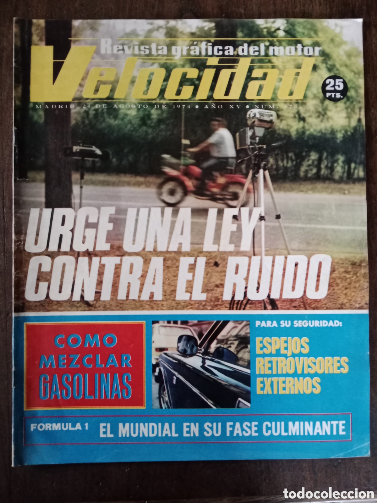 Coches: Revista velocidad n. 676 de 1974 autom&oacute;vil mini authi innocenti motocicleta matchiless