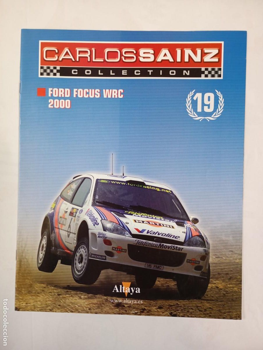 Coches: CARLOS SAINZ COLLECTION. FASC&Iacute;CULO N&ordm; 19. FORD FOCUS 2000 WRC. TDKR68