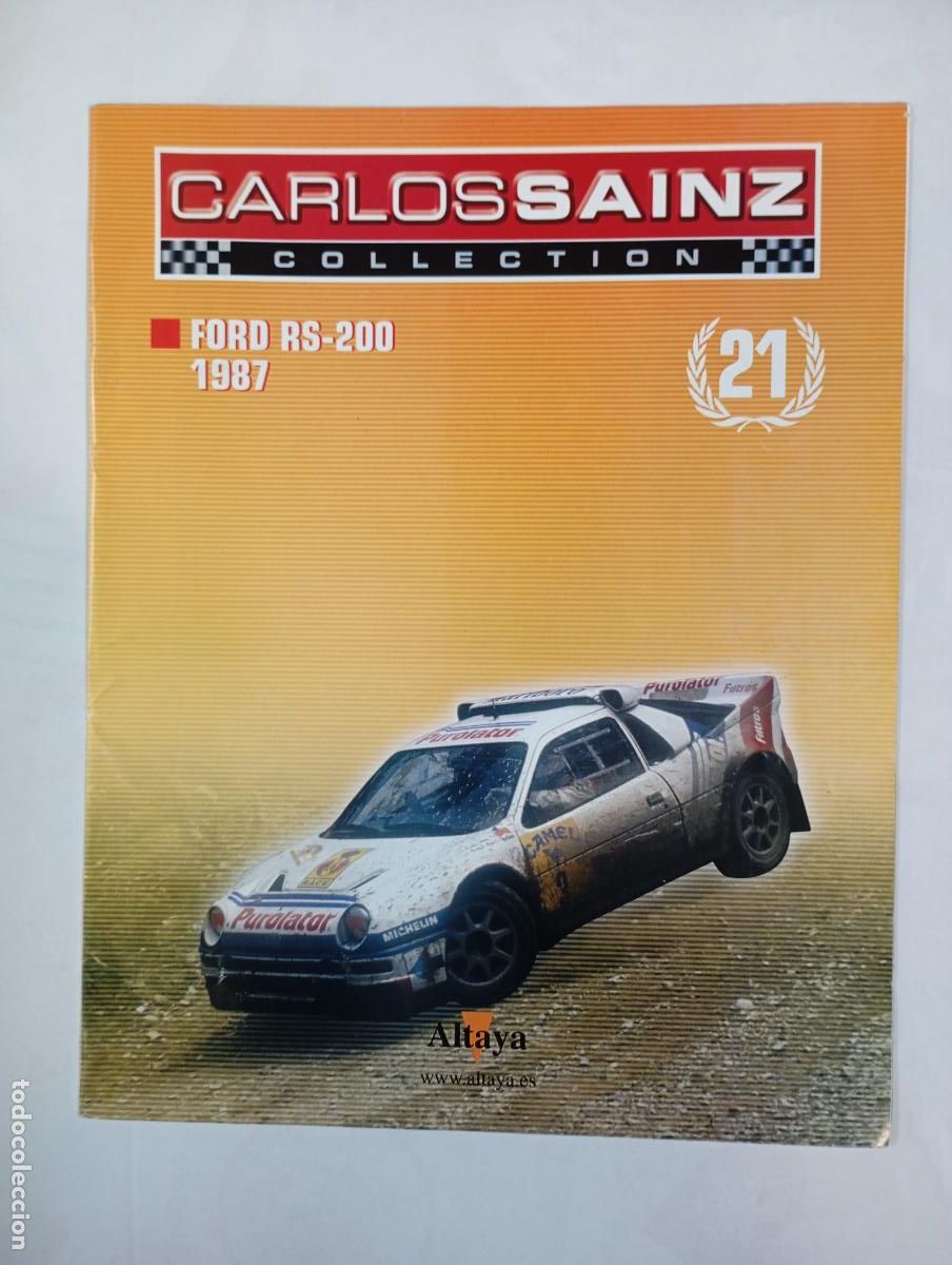 Coches: CARLOS SAINZ COLLECTION. FASC&Iacute;CULO N&ordm; 21. FORD RS-200 1979. TDKR68