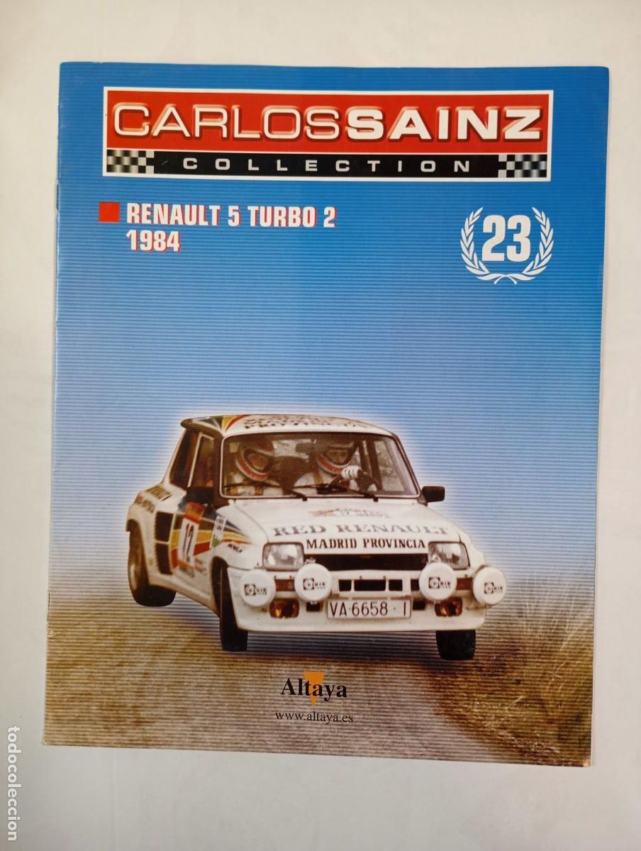 Coches: CARLOS SAINZ COLLECTION. FASC&Iacute;CULO N&ordm; 23. RENAULT 5 TURBO. TDKR68
