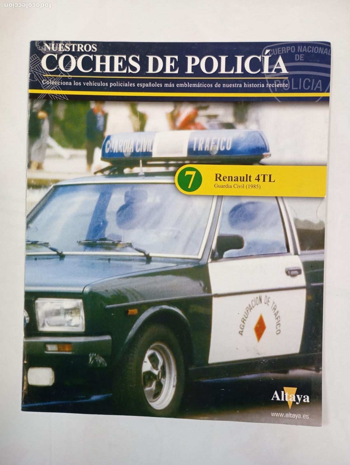 Coches: NUESTROS COCHES DE POLIC&Iacute;A. FASC&Iacute;CULO N&ordm; 7. RENAULT 4L. TDKR68