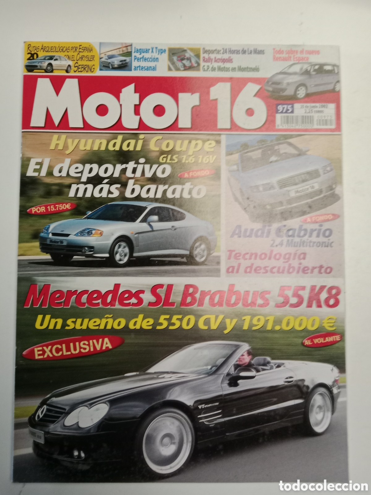 Coches: Revista motor 16 n. 975 de 2002 autom&oacute;vil