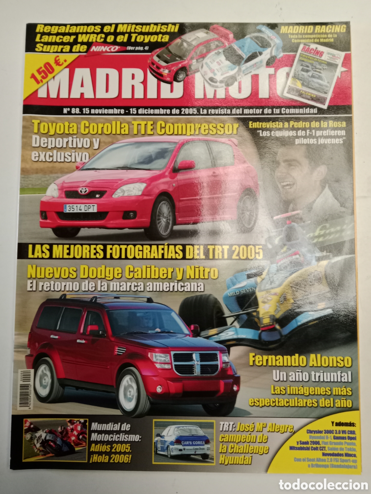 Coches: Revista Madrid motor n. 88 de 2005 autom&oacute;vil