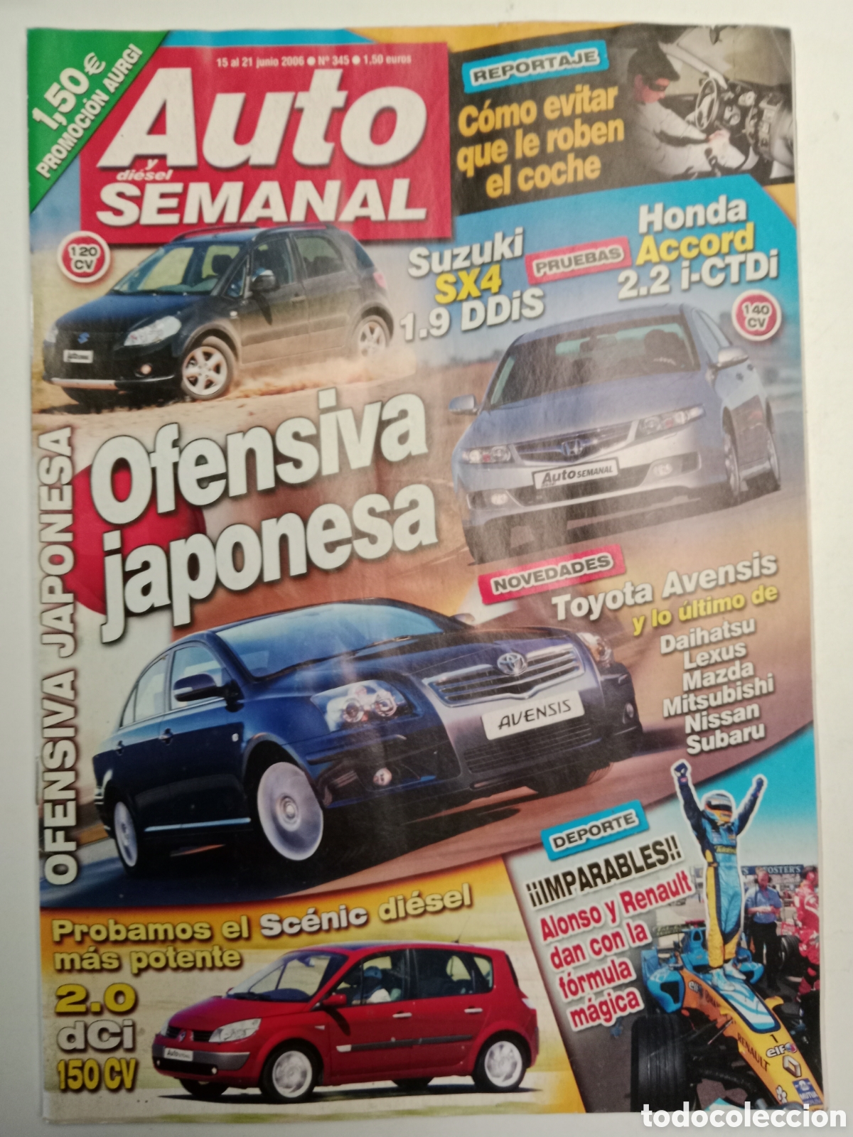 Coches: Revista auto diesel n. 345 de 2006 autom&oacute;vil