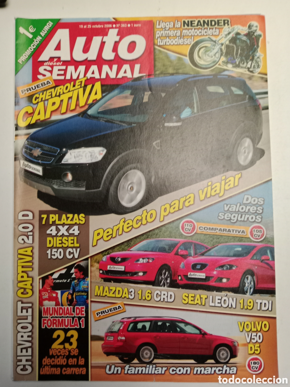 Coches: Revista auto diesel n. 363 de 2006 autom&oacute;vil