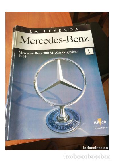 Coches: LOTE 23 FASCICULOS ALTAYA LA LEYENDA MERCEDES - BENZ FASCICULO