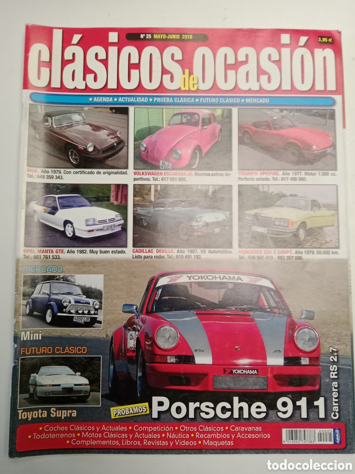 Coches: Revista cl&aacute;sicos de ocasi&oacute;n n. 25 de 2010 autom&oacute;vil Porsche