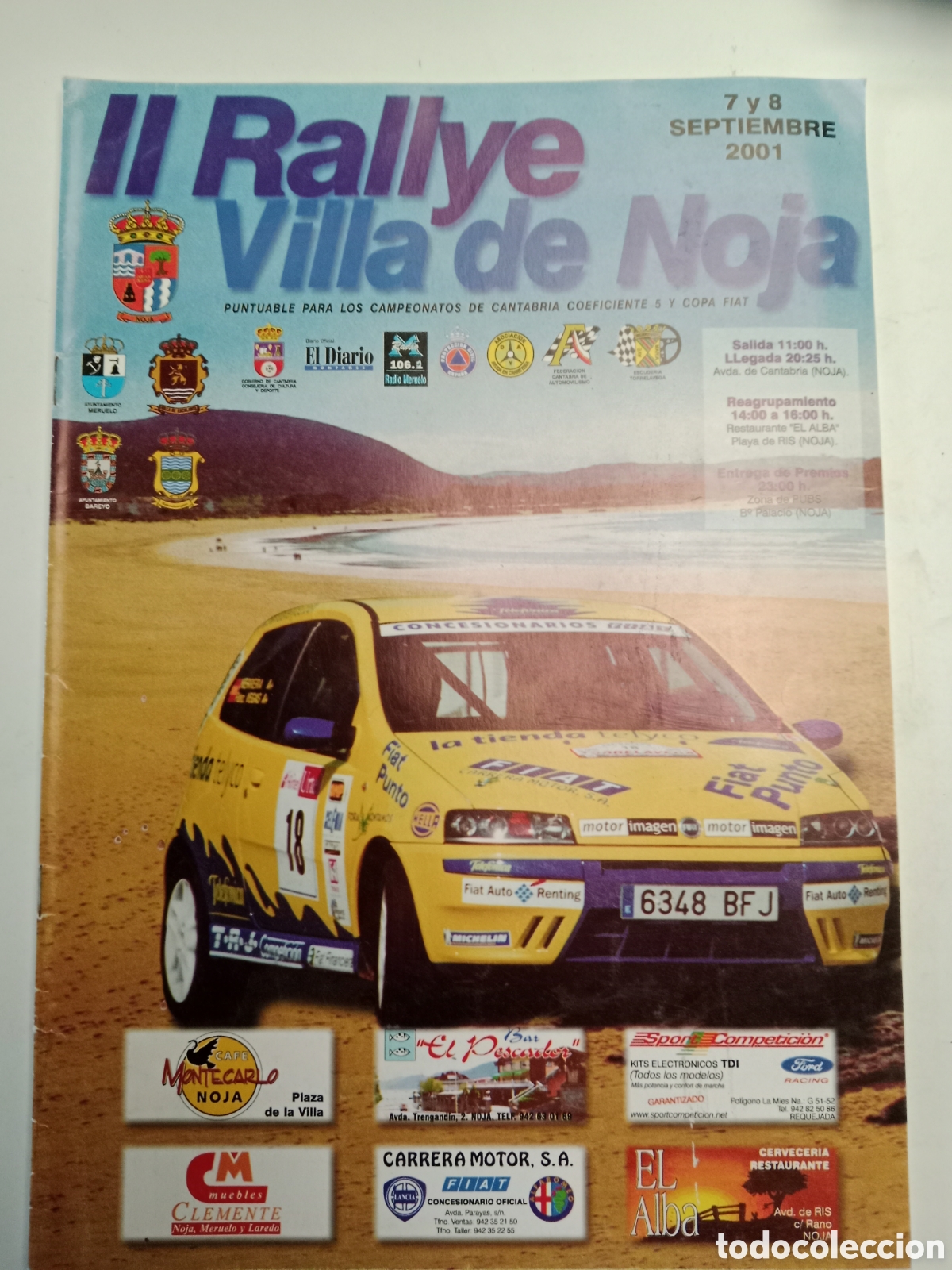 Coches: II rallye villa de Noja Cantabria de 2001 autom&oacute;vil