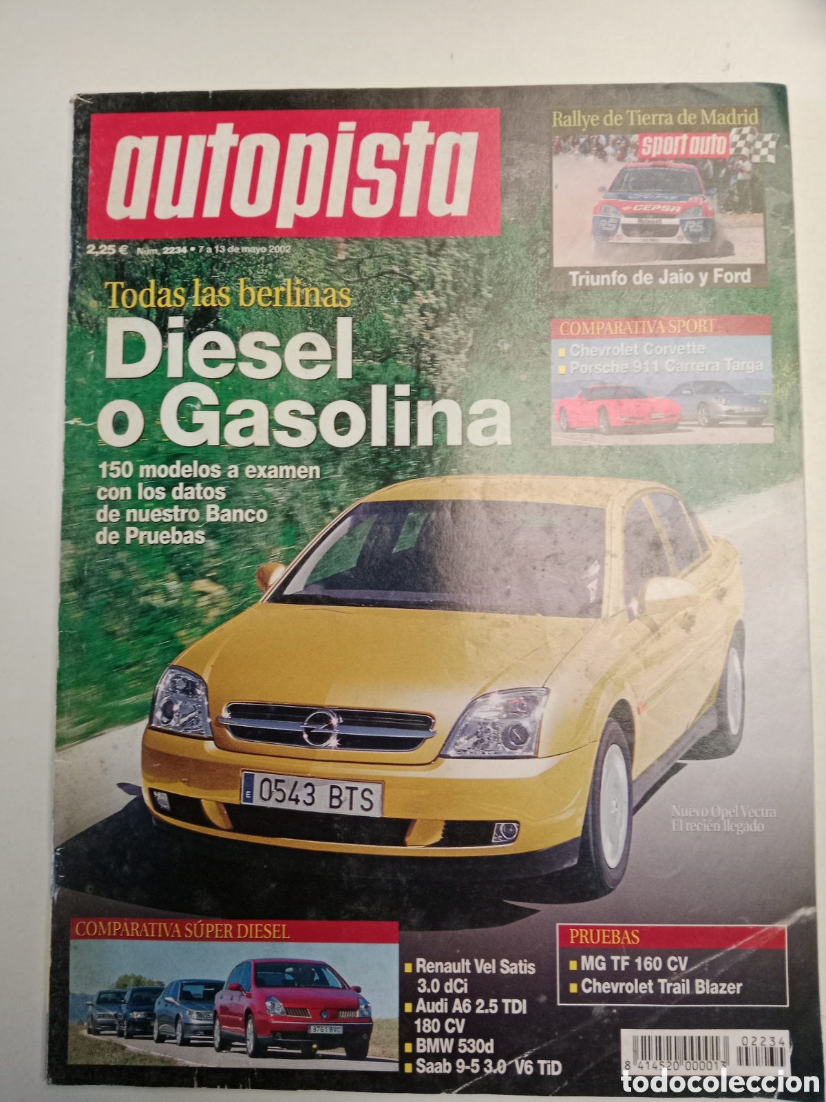 Coches: Revista autopista n. 2234 de 2002 autom&oacute;vil
