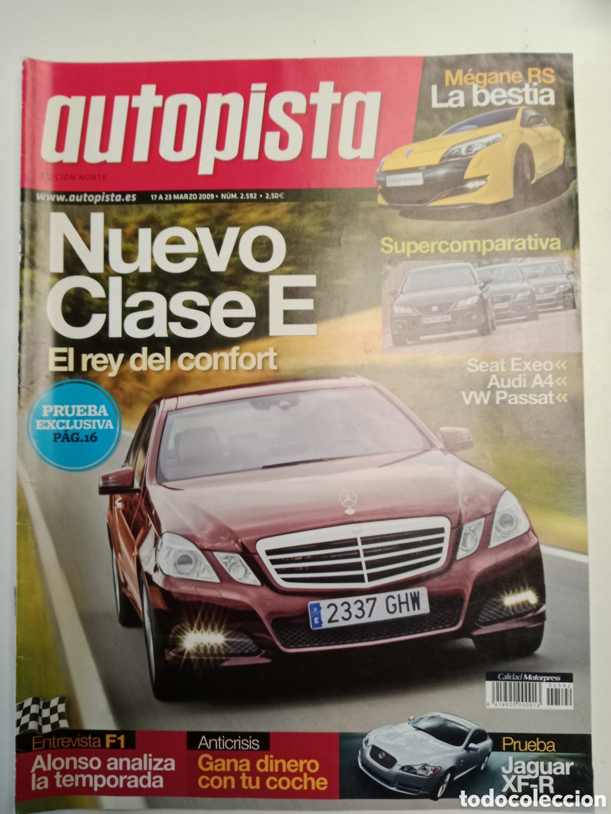 Coches: Revista autopista n. 2592 de 2009 autom&oacute;vil