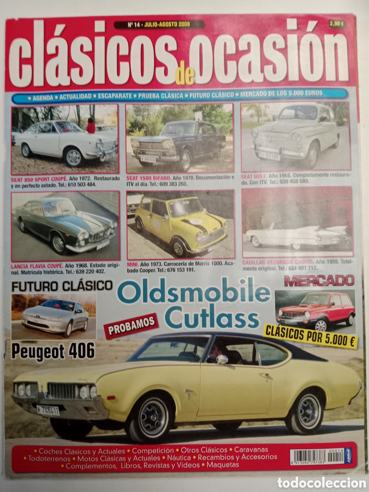 Coches: Revista cl&aacute;sicos de ocasi&oacute;n n. 14 de 2008 autom&oacute;vil