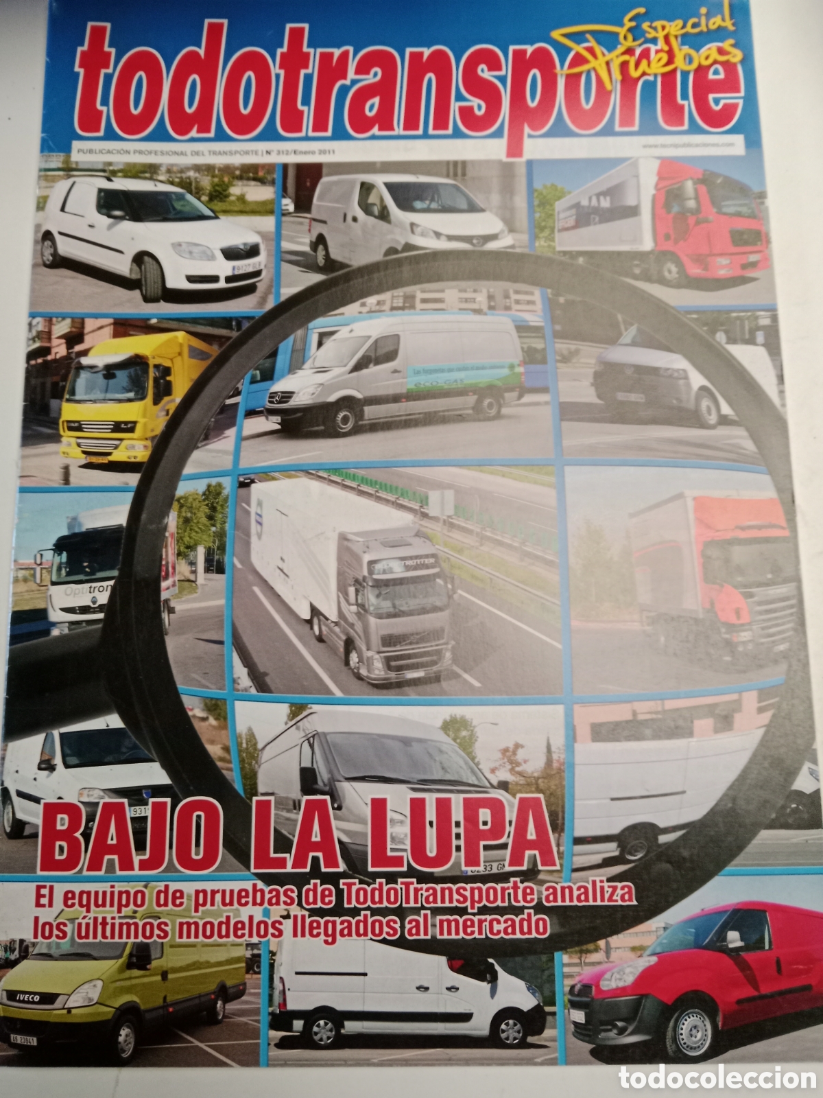 Coches: Revista todotransporte n. 312 de 2011 cami&oacute;n transporte