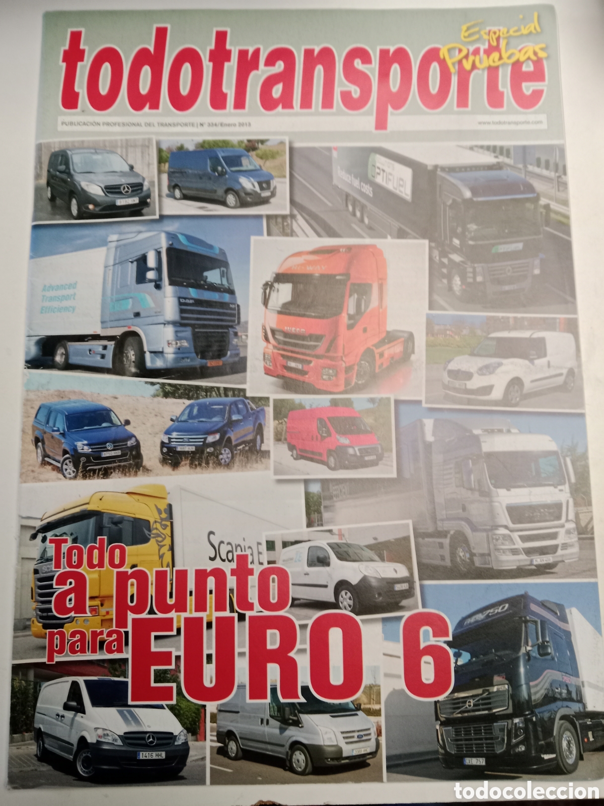 Coches: Revista todotransporte n. 334 de 2013 cami&oacute;n transporte