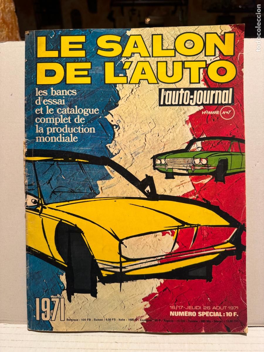 Coches: REVISTA LE SALON DE LAUTO 1971 FRANCIA