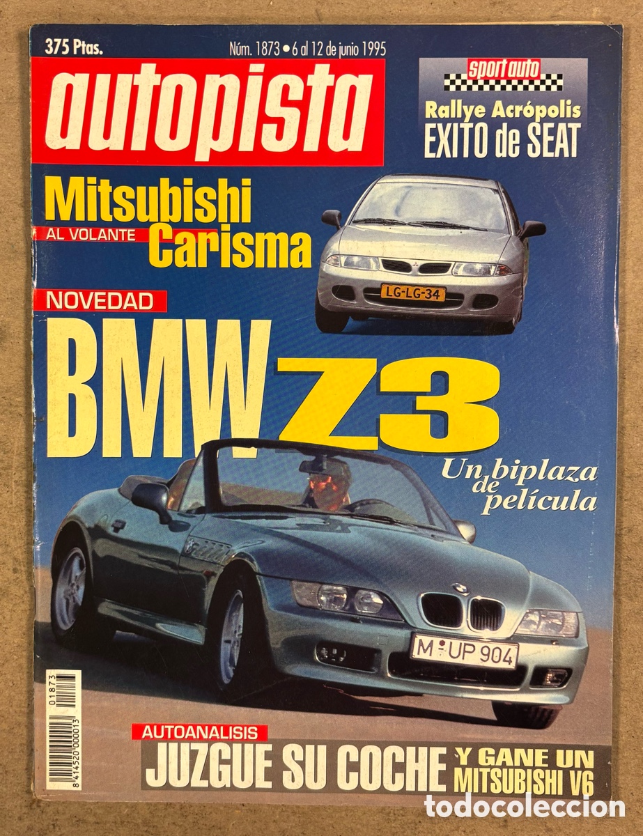 Coches: AUTOPISTA N&deg; 1873 (1994). BMW Z3, MITSUBISHI CARISMA, BMW 328i, SKODA FELICIA BREAK,&hellip;