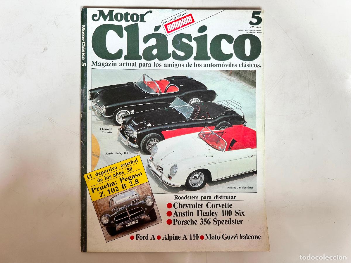 Coches: N.5-MOTOR CL&Aacute;SICO-CORVETTE,AUSTIN,PORSCHE-REVISTA AUTOM&Oacute;VIL COCHE COLECCI&Oacute;N