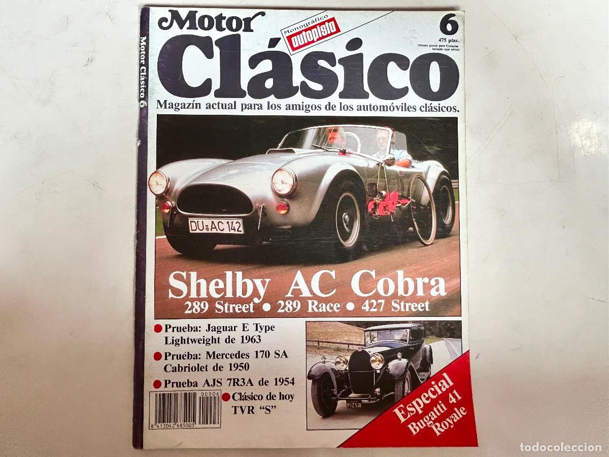 Coches: N.6-MOTOR CL&Aacute;SICO-JAGUAR,MERCEDES,TVR-REVISTA AUTOM&Oacute;VIL COCHE COLECCI&Oacute;N