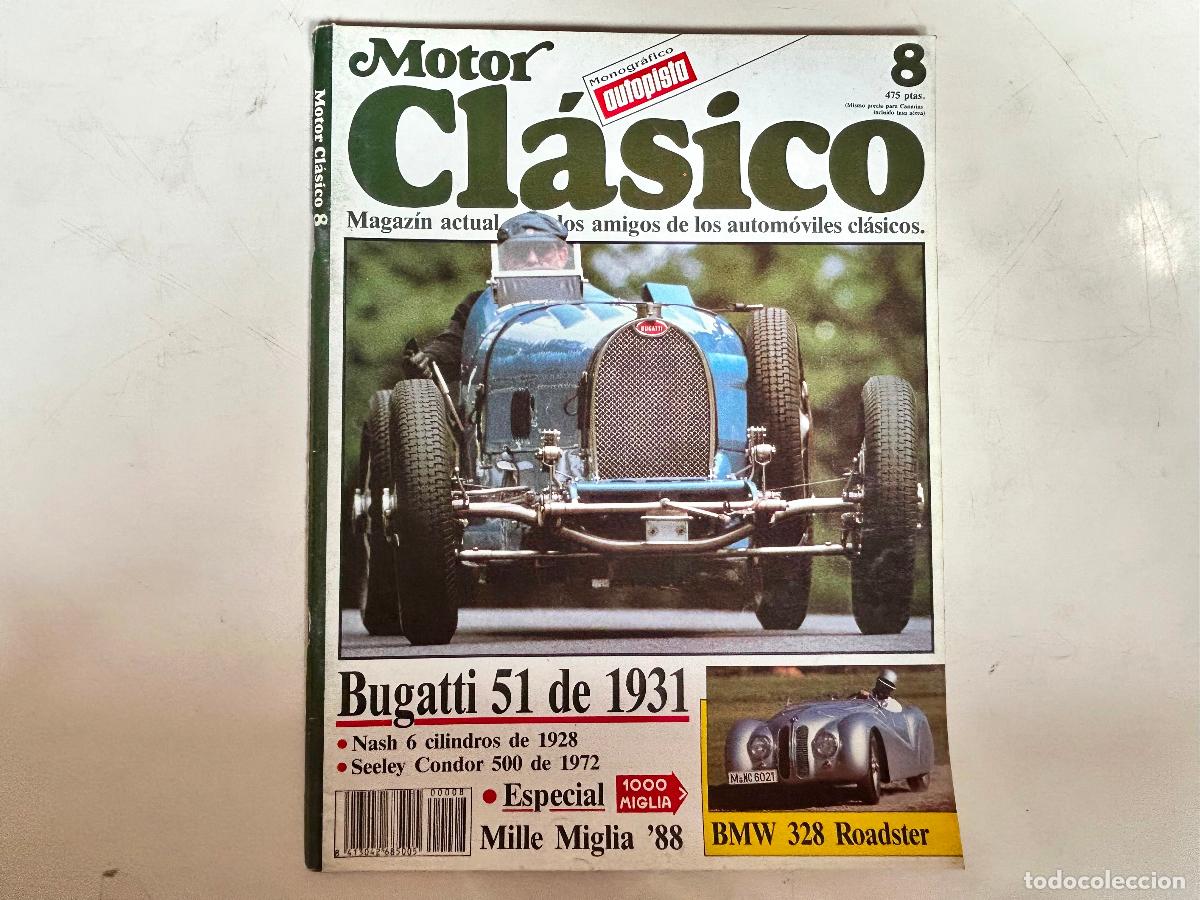 Coches: N.8-MOTOR CL&Aacute;SICO-BUGATTY 51,NASH ,SEELEY-REVISTA AUTOM&Oacute;VIL COCHE COLECCI&Oacute;N