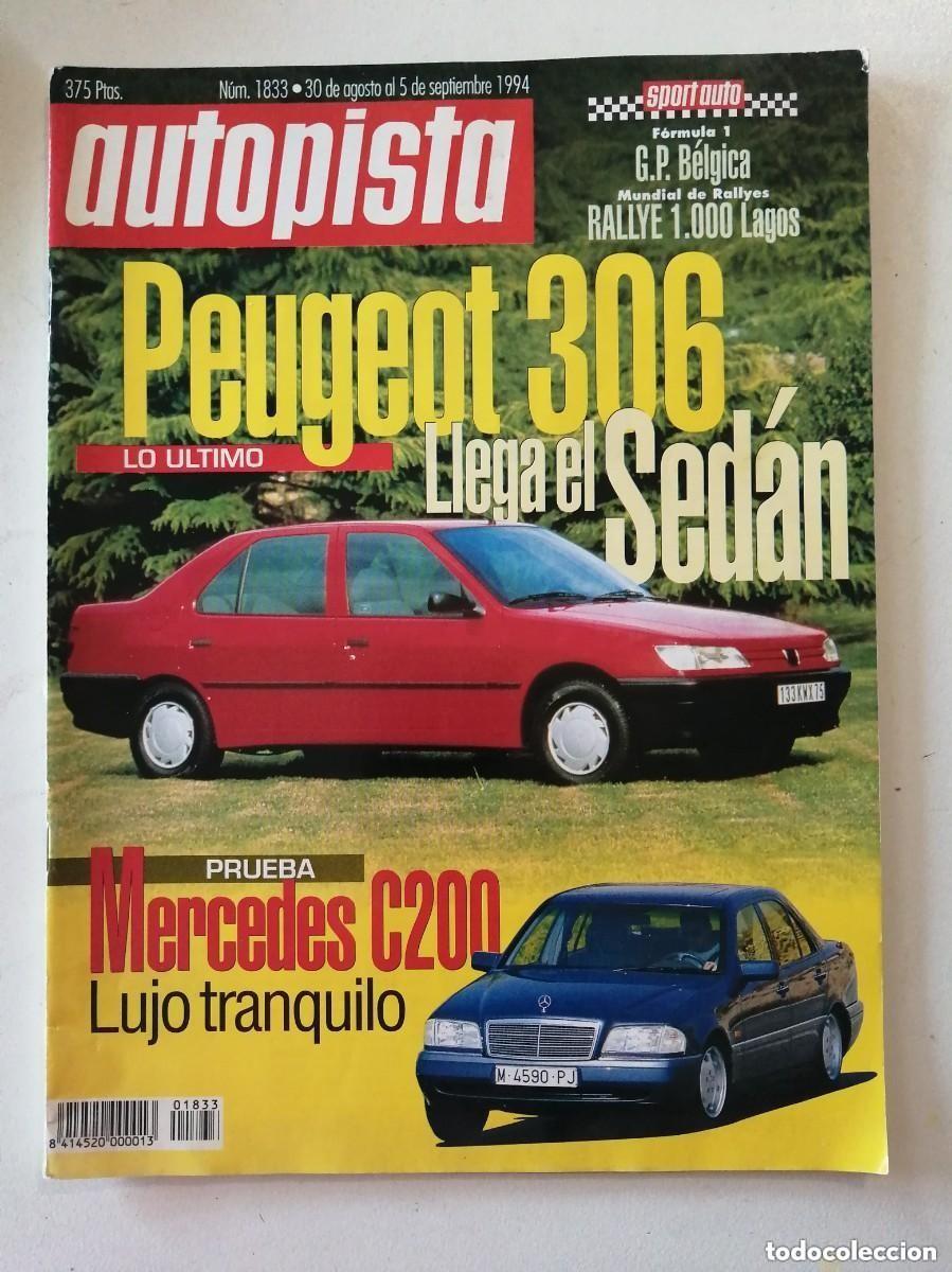 Voitures: AUTOPISTA, REVISTA DE COCHES A&Ntilde;O 1994. N&ordm;1833