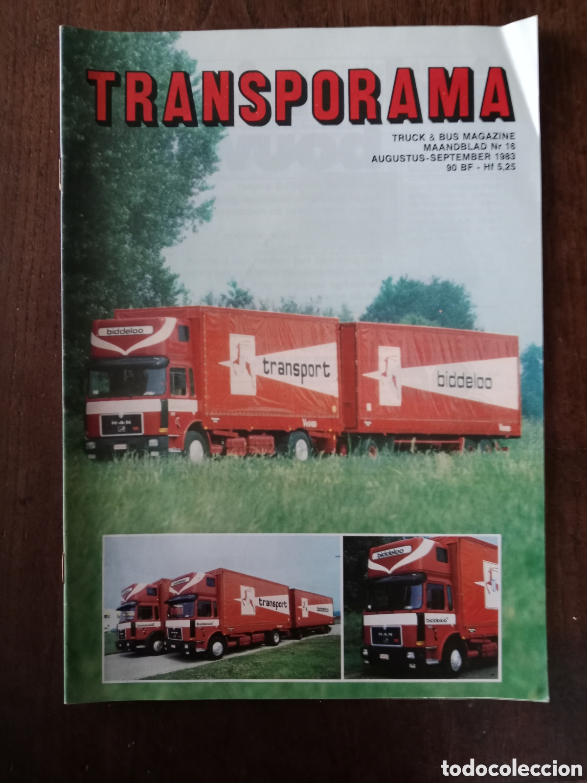 Coches: Revista transporama n. 16 de 1983 camion man
