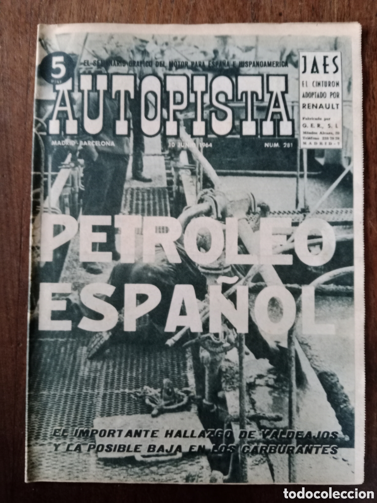 Voitures: Revista autopista n. 281 de 1964 autom&oacute;vil cami&oacute;n Pegaso