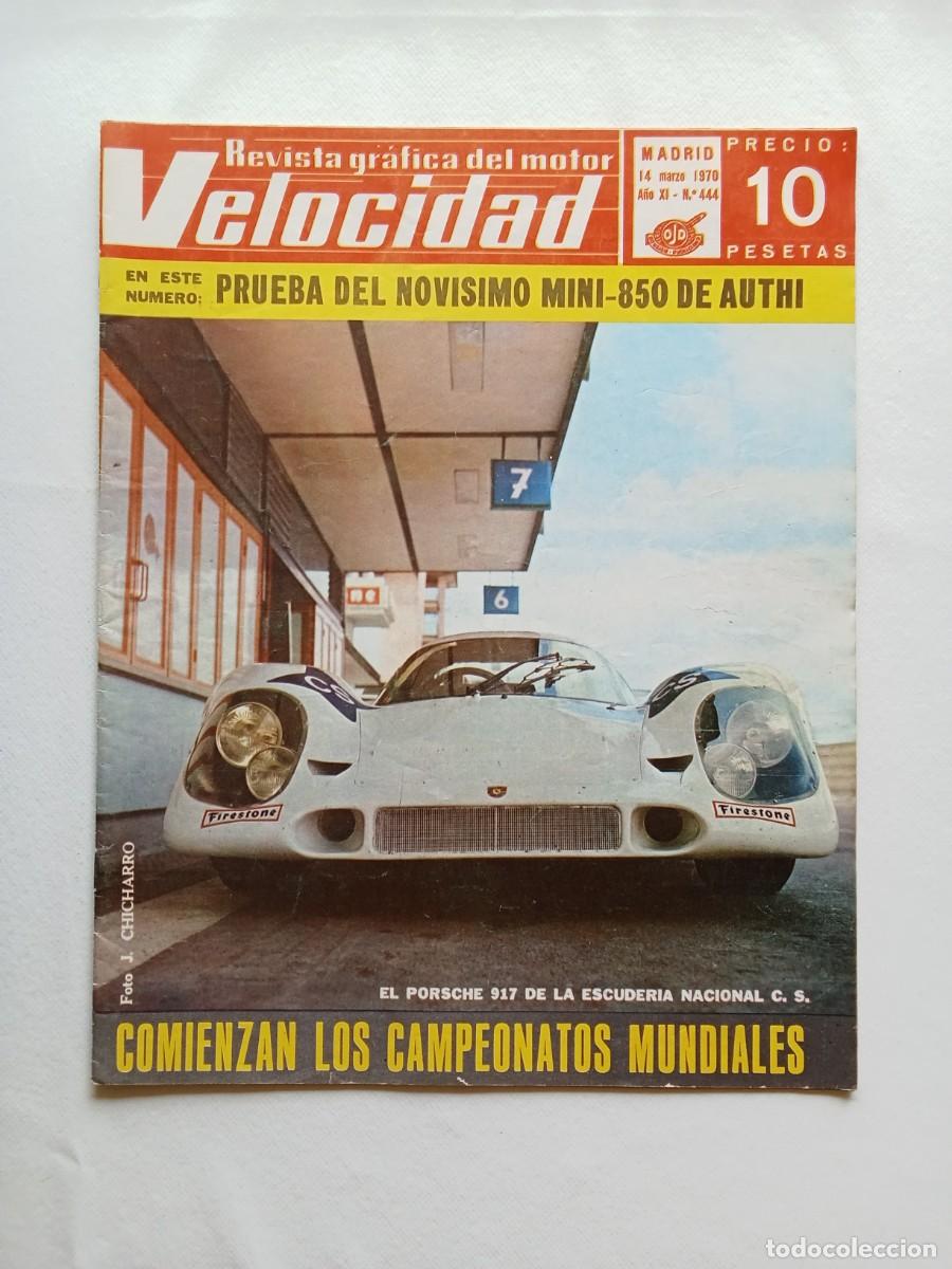 Coches: VELOCIDAD N&ordm; 444 1970 AUTHI MINI 850 GP AFRICA MOTOCROSS ESPLUGAS ESCUDERIA HIPOCAMPO SEAT 124 1430