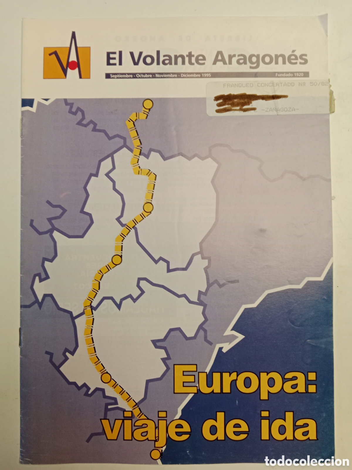 Coches: Revista volante aragones de 1995 autom&oacute;vil