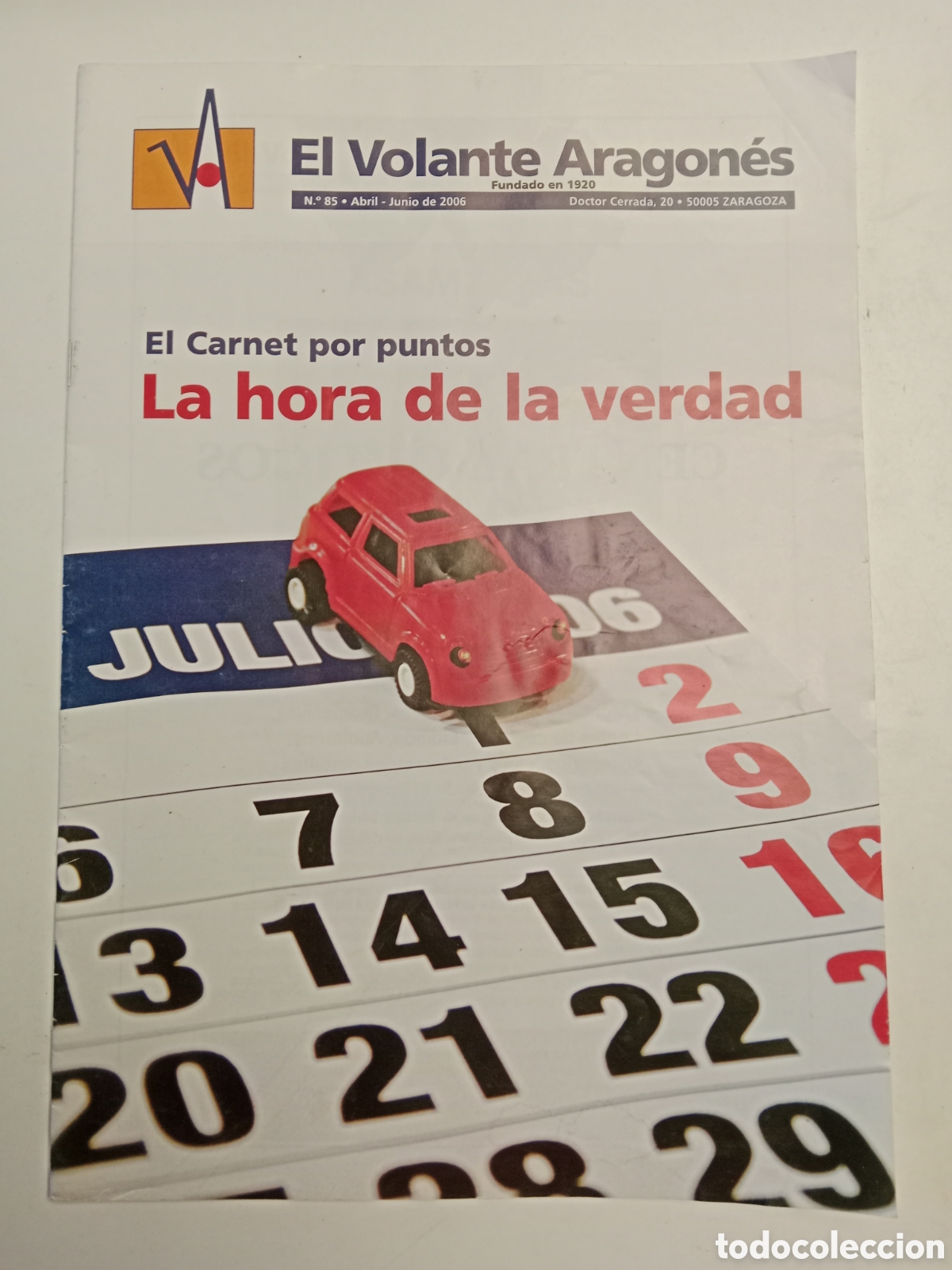 Coches: Revista volante aragones n. 85 de 2006 autom&oacute;vil