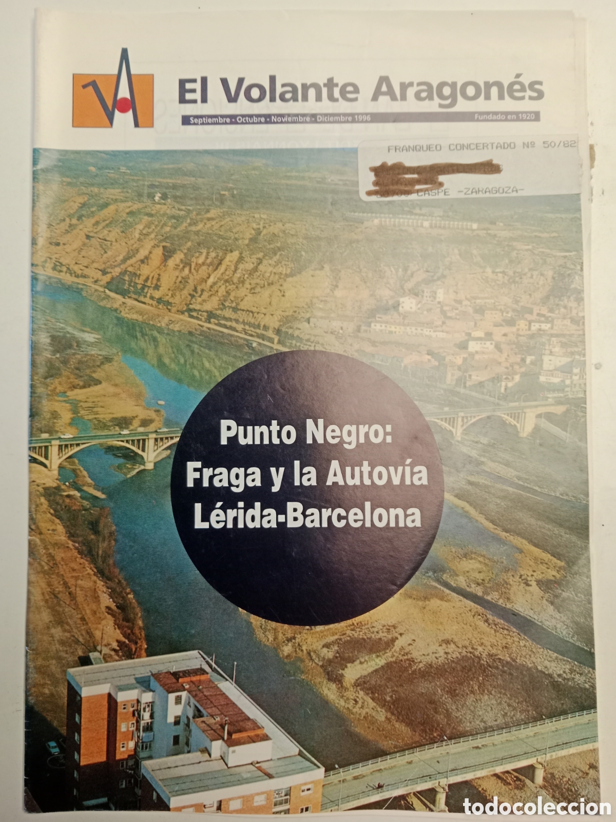Coches: Revista volante aragones de 1996 autom&oacute;vil
