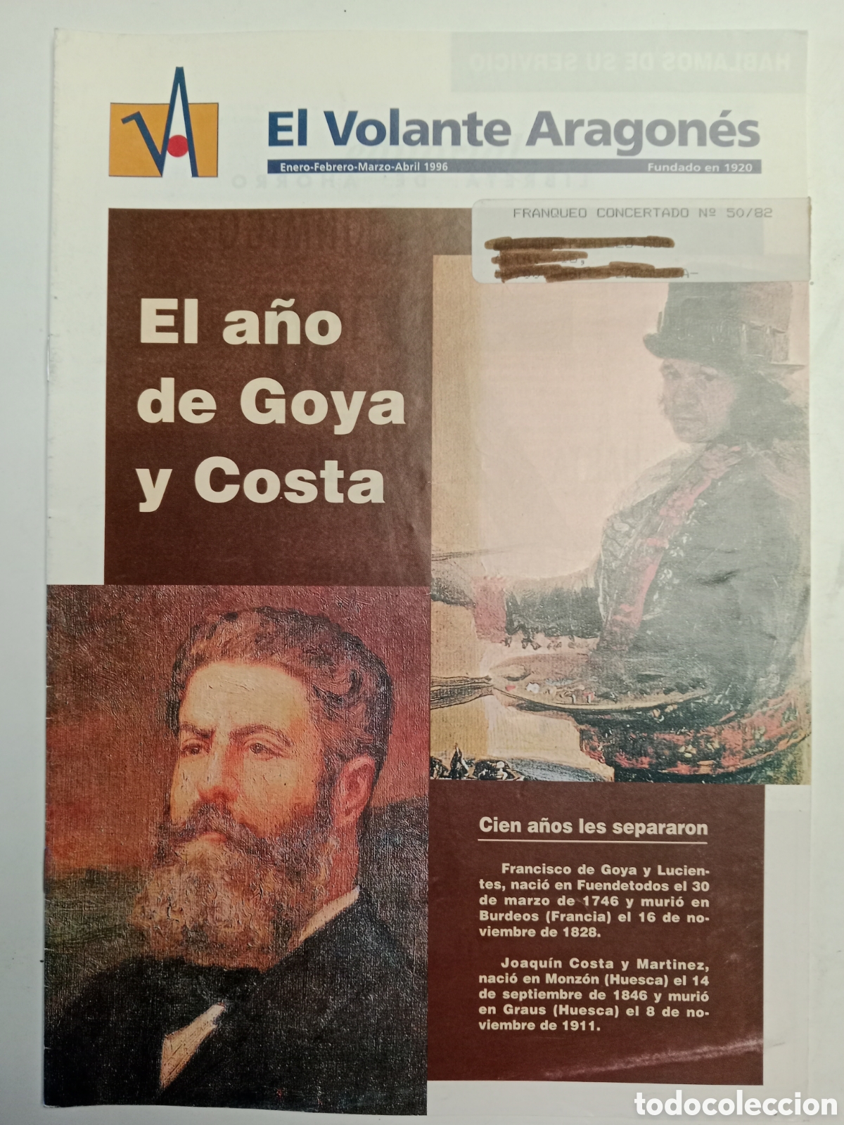 Coches: Revista volante aragones de 1996 autom&oacute;vil