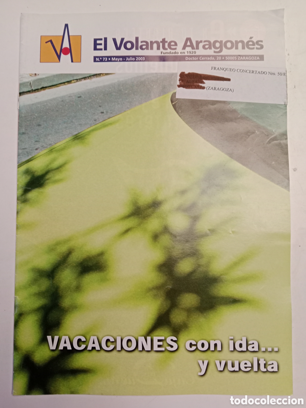 Coches: Revista volante aragones n.73 de 2003 autom&oacute;vil