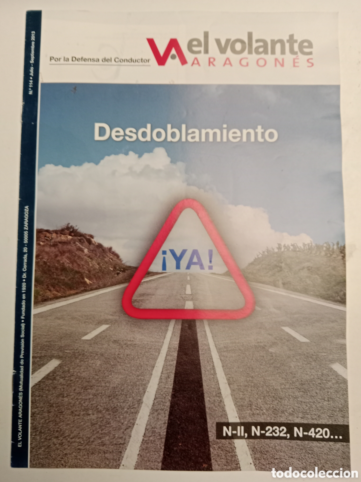 Coches: Revista volante aragones n. 114 de 2013 autom&oacute;vil