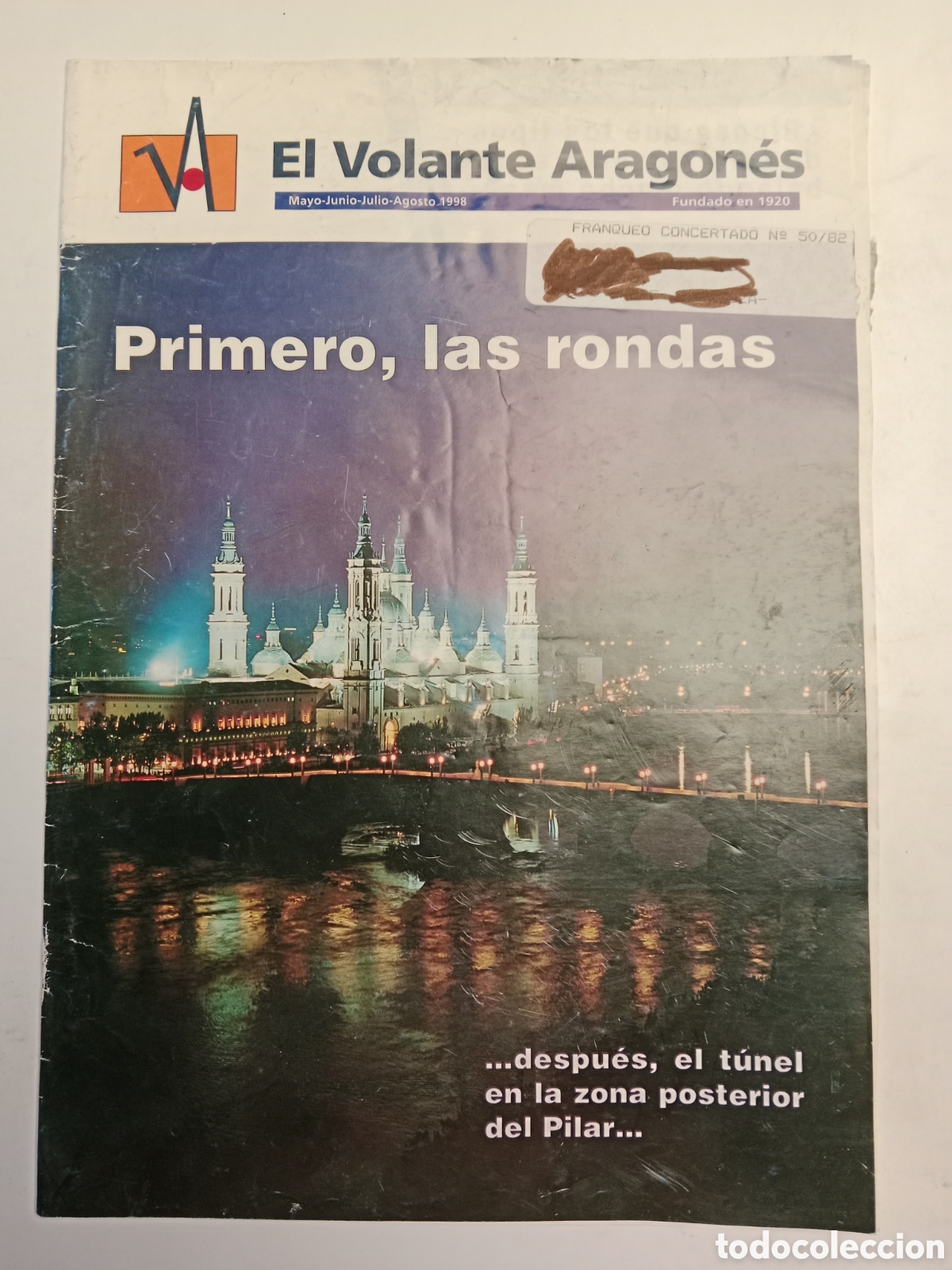 Coches: Revista volante aragones de 1998 autom&oacute;vil