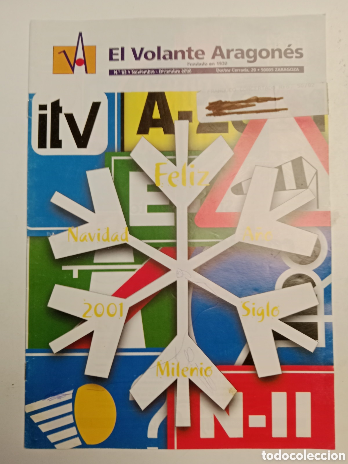 Coches: Revista volante aragones n. 63 de 2000 autom&oacute;vil