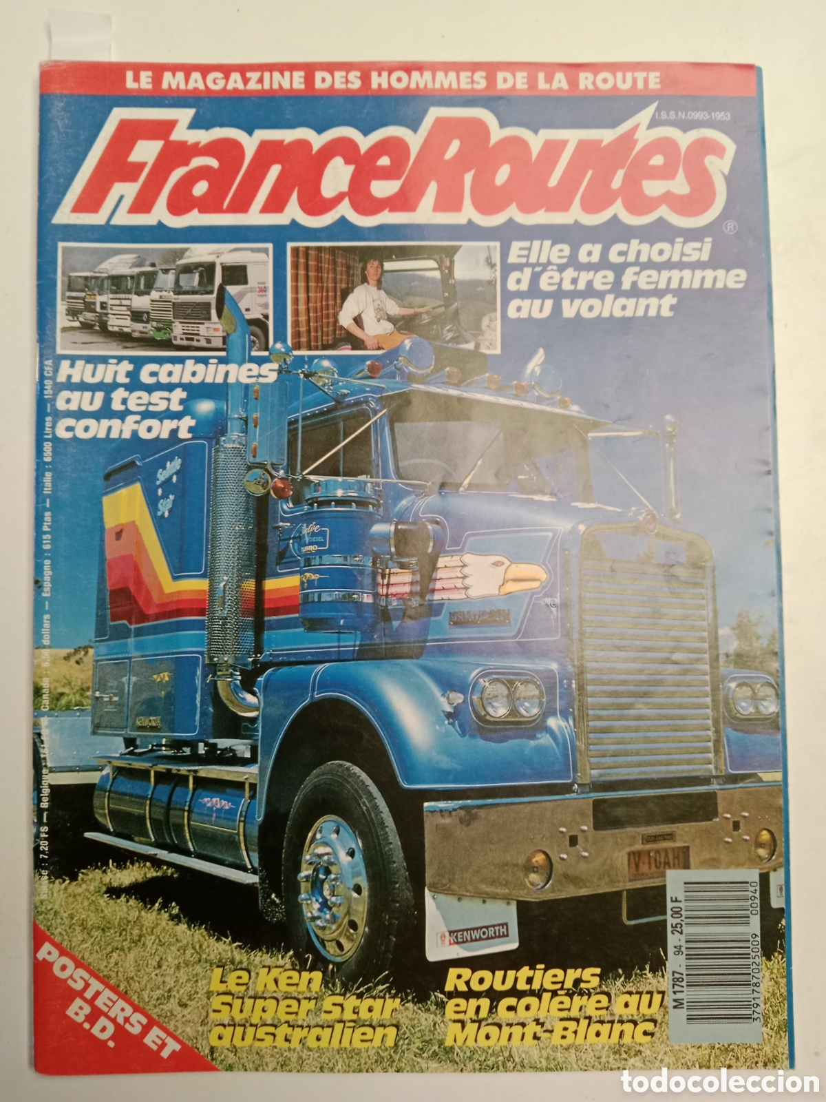 Coches: Revista france routes n. 94 de 1989 cami&oacute;n Renault Pegaso