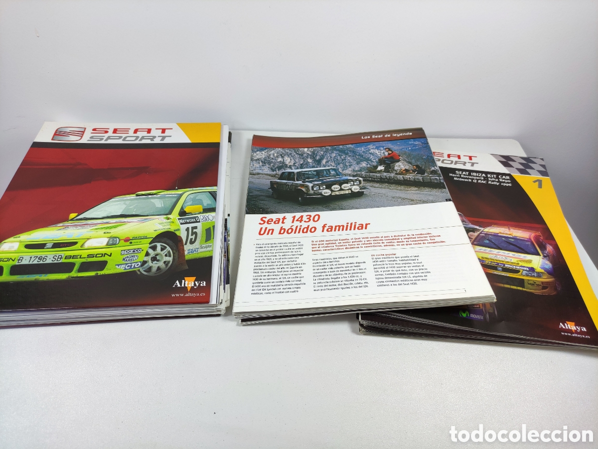 Autos: Colecci&oacute;n SEAT SPORT de Altaya incompleta