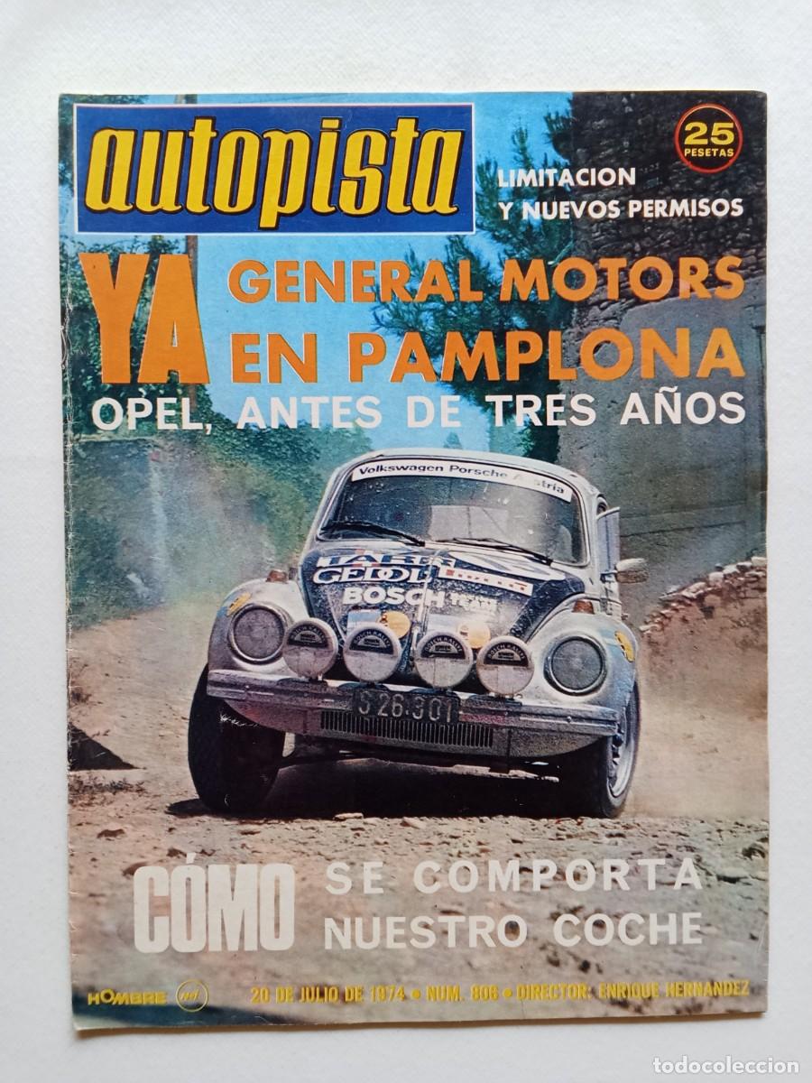 Coches: AUTOPISTA N&ordm; 806 1974 TIR Fiat X BMW 320Renault 12 S SEAT 127 VAN DER HOEVEN Rallye San Crist&oacute;bal
