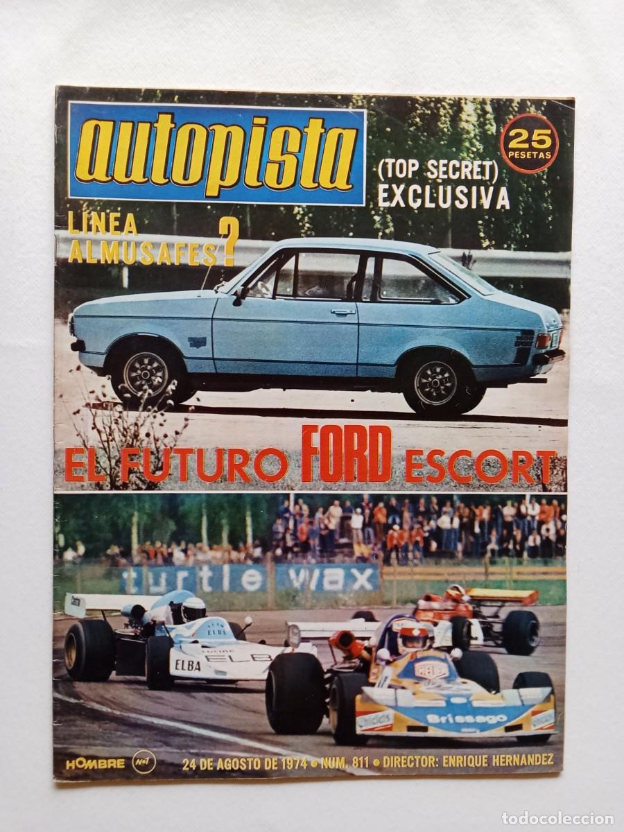 Coches: AUTOPISTA N&ordm; 811 1974 FORD ESCORT Saab Gama 75 PORSCHE CARRERA Autocaravana Freeway SEAT 1430 Simca