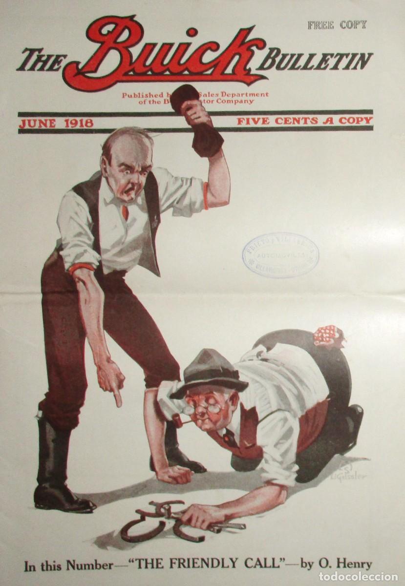 Coches: THE BUICK BULLETIN. REVISTA OFICIAL DE BUICK ORIGINAL DE 1918.