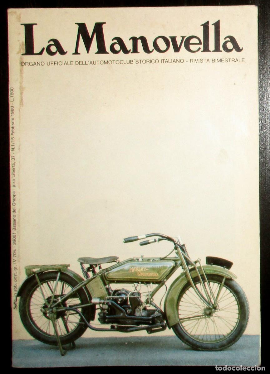 Coches: LA MANOVELLA. REVISTA OFICIAL DEL AUTOMOTOCLUB HIST&Oacute;RICO ITALIANO. N&ordm;1 MUY BUSCADO. 1980.