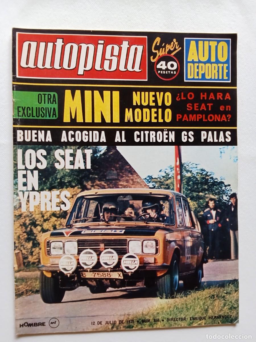 Coches: AUTOPISTA N&ordm; 856 1975 CITROEN GS PALAS Nuevo Mini VOLKSWAGEN GOLF Caravanas ALFA ROMEO Peugeot