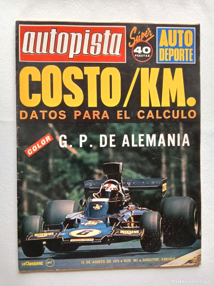Coches: AUTOPISTA N&ordm; 861 1975 GP ALEMANIA Gama Chrysler Simca RIVA 2000 Carlos Reutemann TOUR GRAN BRETA&Ntilde;A