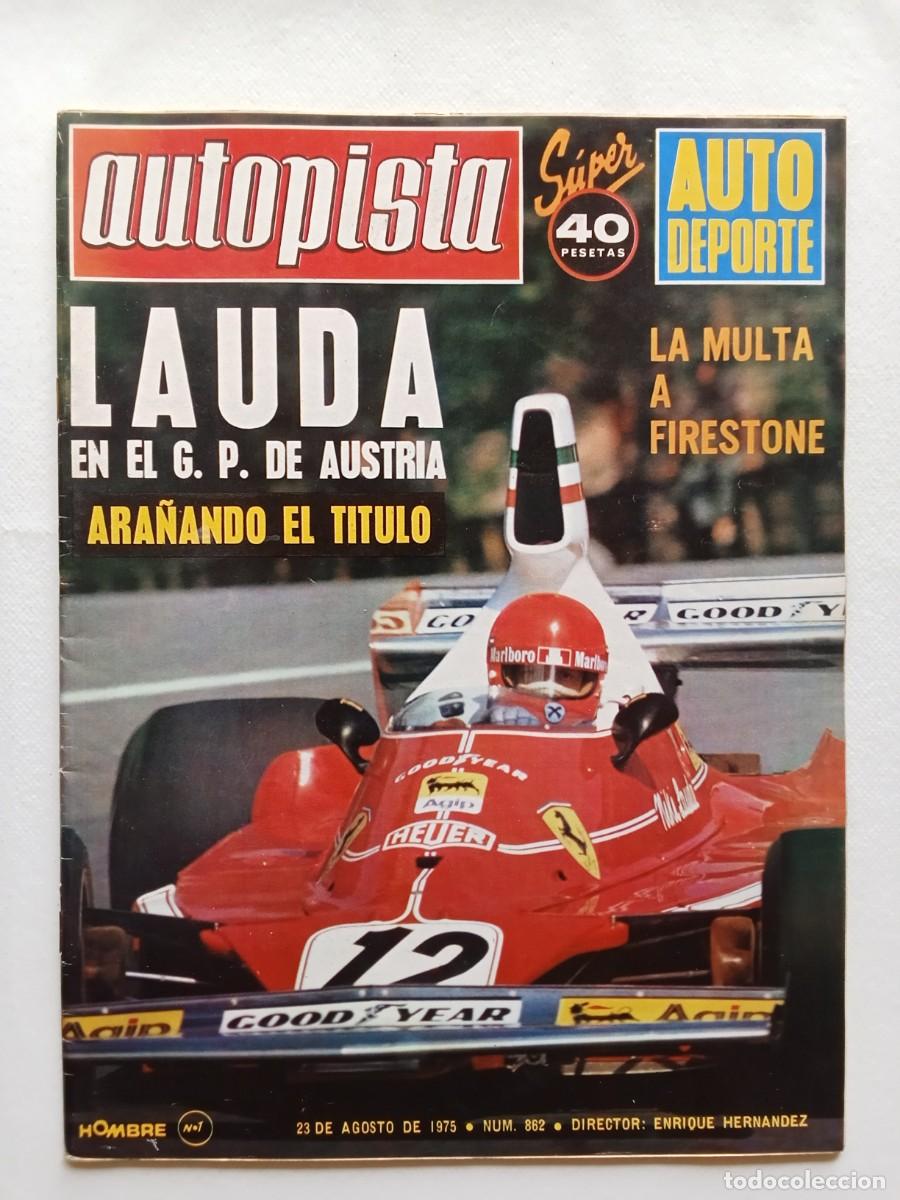 Coches: AUTOPISTA N&ordm; 862 1975 LAUDA GP AUSTRALIA Datsun 260 BMW SERIE 3 Mini 1000 Jean Pierre Jabouille